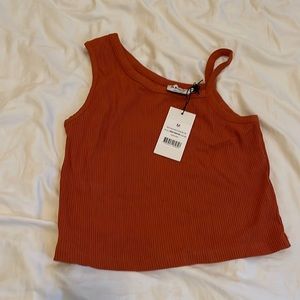 NWT Na-kd orange rust asymmetrical tank